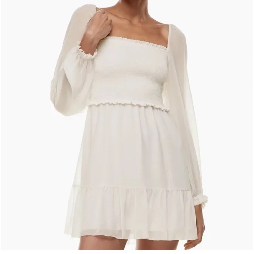 Aritzia Wilfred Tempest Mini Dress White L